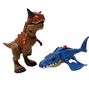 Fisher Price Jurassic World Imaginext Camp Cretaceous Dinosaurs Biting Snap Jaws